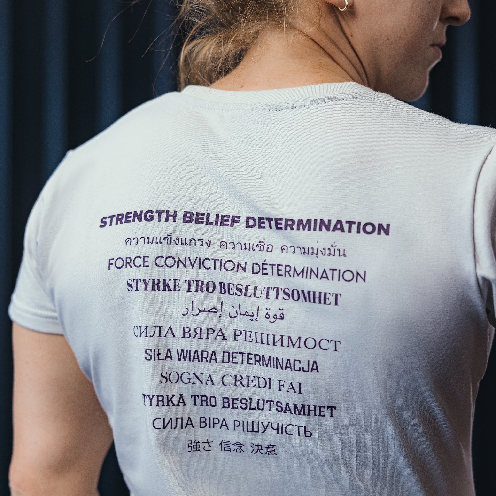 T-shirt SBD Aspire – Off White - Image 4