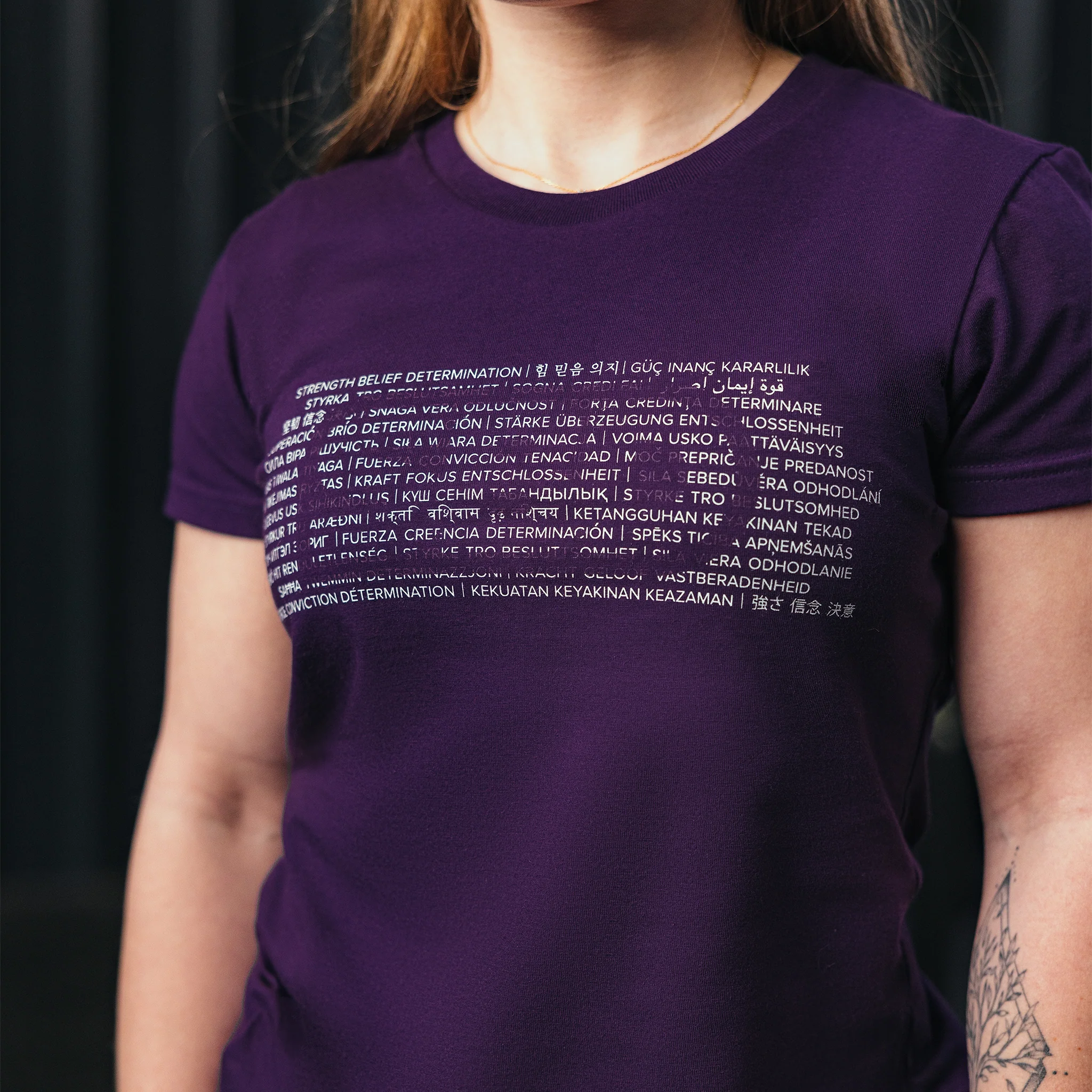 T-shirt Aspire – Viola - Image 3