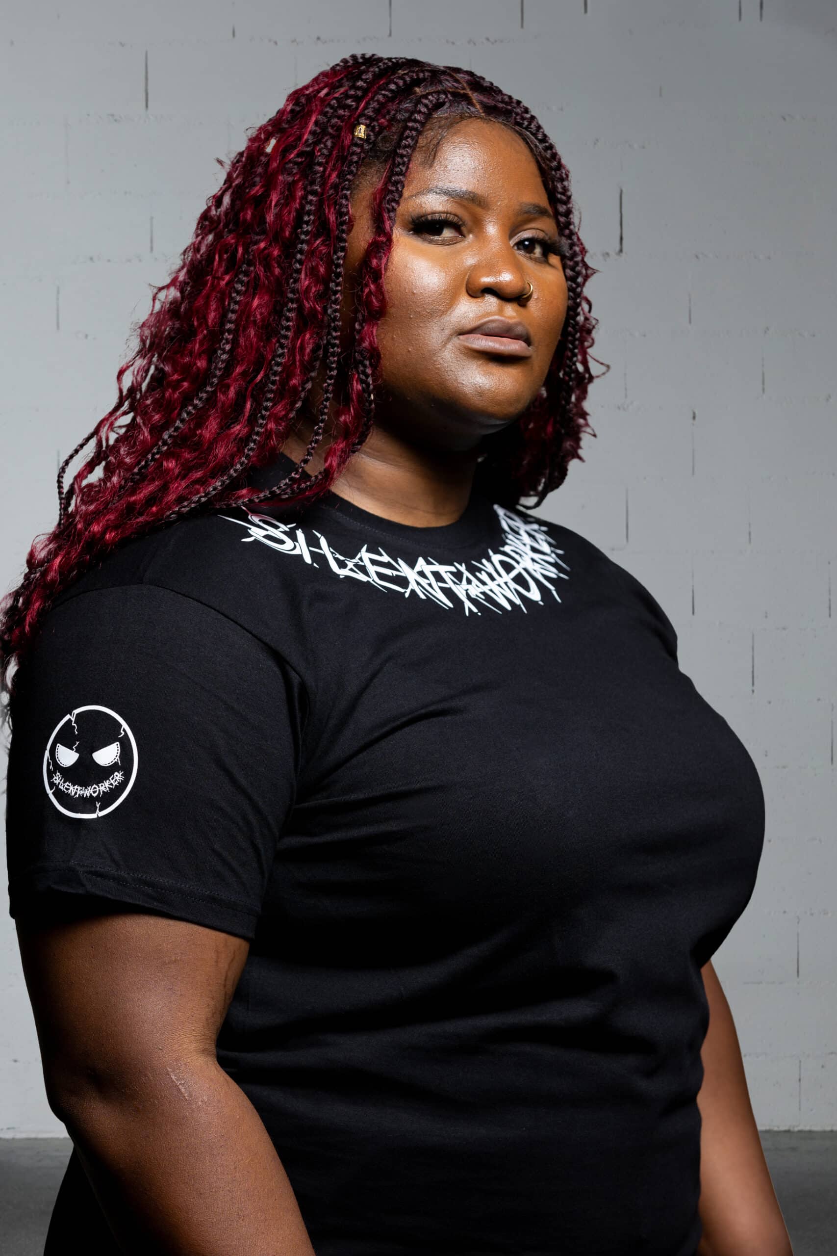 Silent Worker Black Competition Tee - Image 3